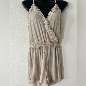 Beige Romper